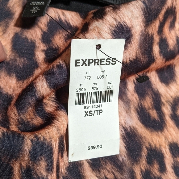 Express Women's Animal Print Mini Skirt Size XS - Picture 6 of 7